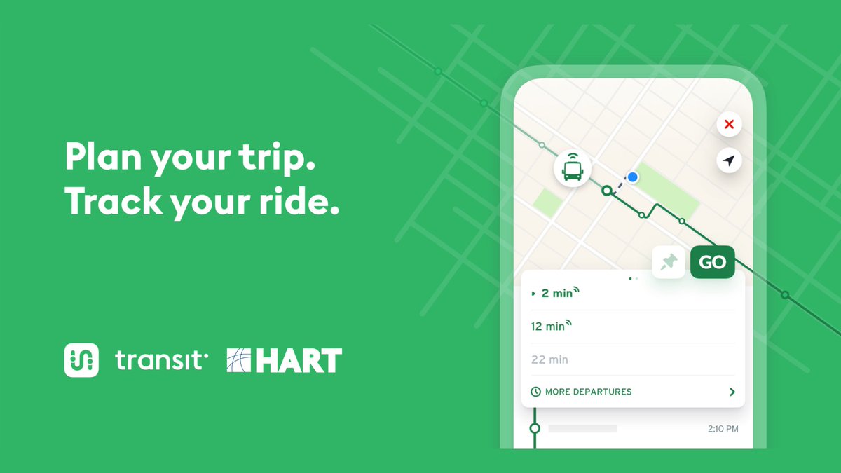 TampaStreetcar's tweet photo. Track your @TampaStreetcar in real time on the @transitapp! 📱🚋

See arrival times, plan your trip, and know exactly when your Streetcar is coming, right from your phone.

Whether you're heading to Downtown, Channelside, or Ybor City, getting there just got even easier. https://t.co/AvCpgZhYNR