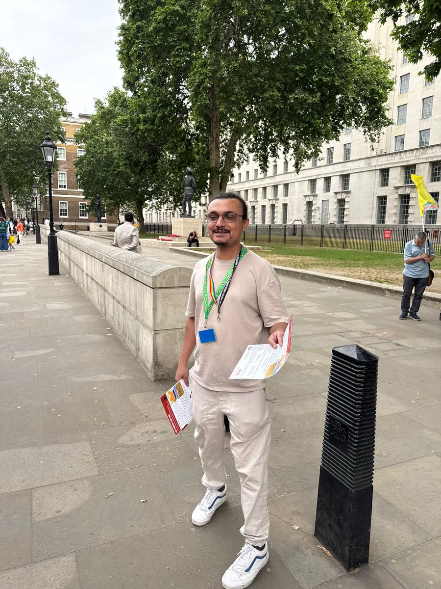 Aomar_karim's tweet photo. I participated in the @FreeBaluchMovt protest outside 10 Downing Street, London, to show solidarity and raise awareness about human rights issues, enforced disappearances, and the impact of Pakistan’s nuclear tests in Balochistan.
#Balochistan
#DeNuclearisation
#stopbalochgenoci https://t.co/RonaSYlPXH