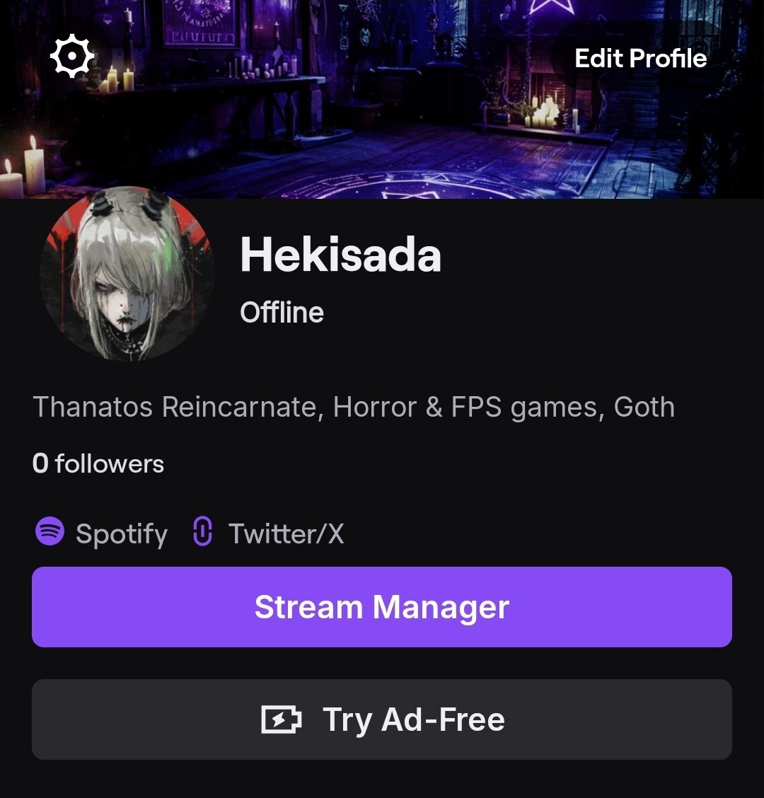 HekisadaNyx's tweet photo. So unfortunately I had to make a new Twitch Account so if you guys could follow my new Twitch I would adore you :3c (I WILL BE STREAMING MORE)
https://t.co/jZRprSWpOj https://t.co/utdQUMaod1