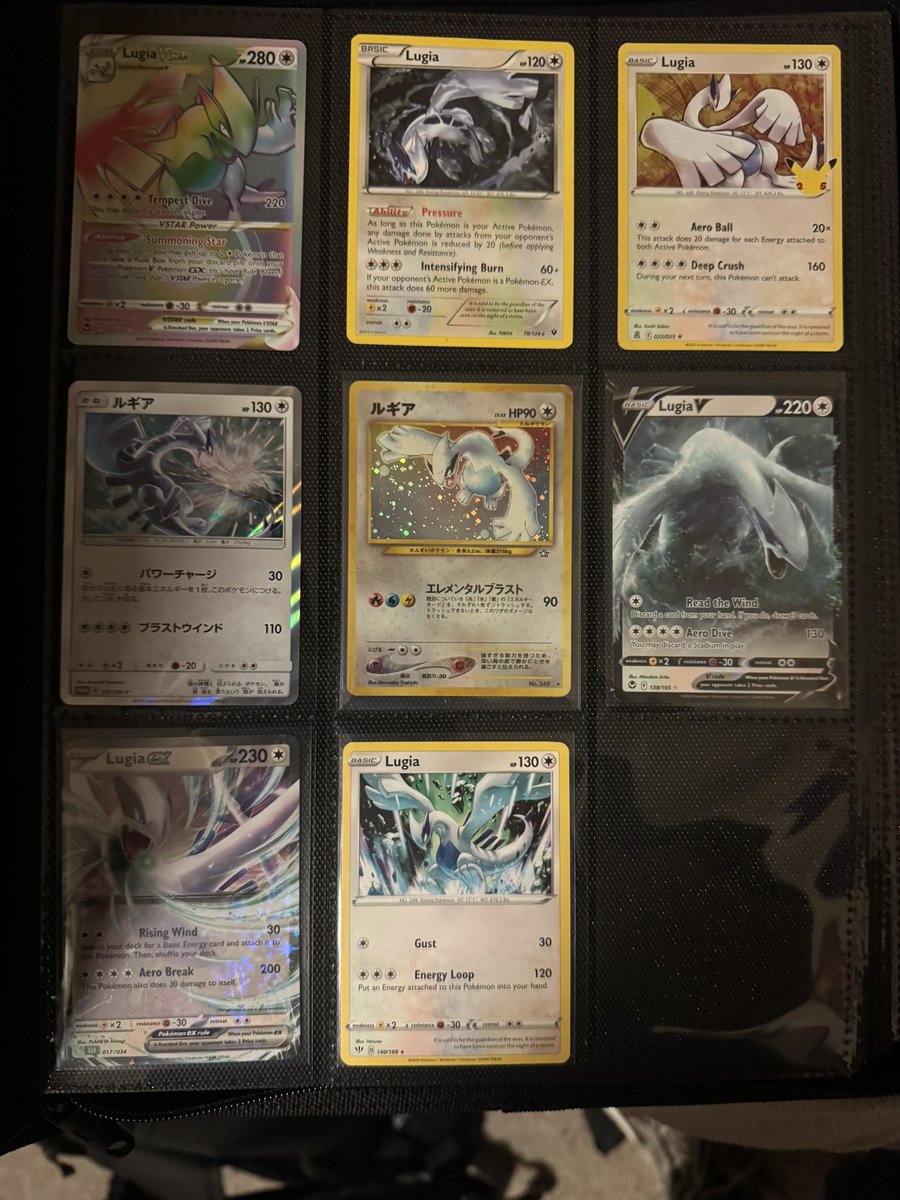monochromeda's tweet photo. @beckettcollect My favourite card is my neo genesis Lugia https://t.co/x2fFVzqmxy