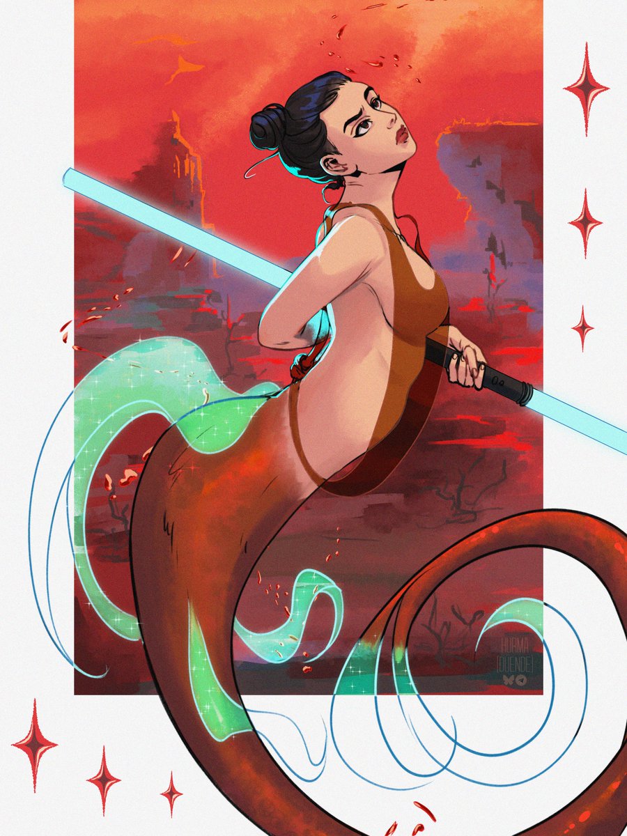 hurmaduende's tweet photo. #mermay2026 #StarWars https://t.co/Z8SWEbVDm7