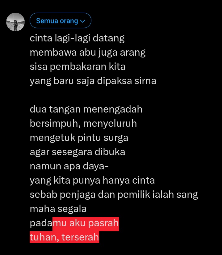 COEXIST666's tweet photo. sebuah tulisan dari bung hada.
cukup mengingatkan https://t.co/392j9YzWYj