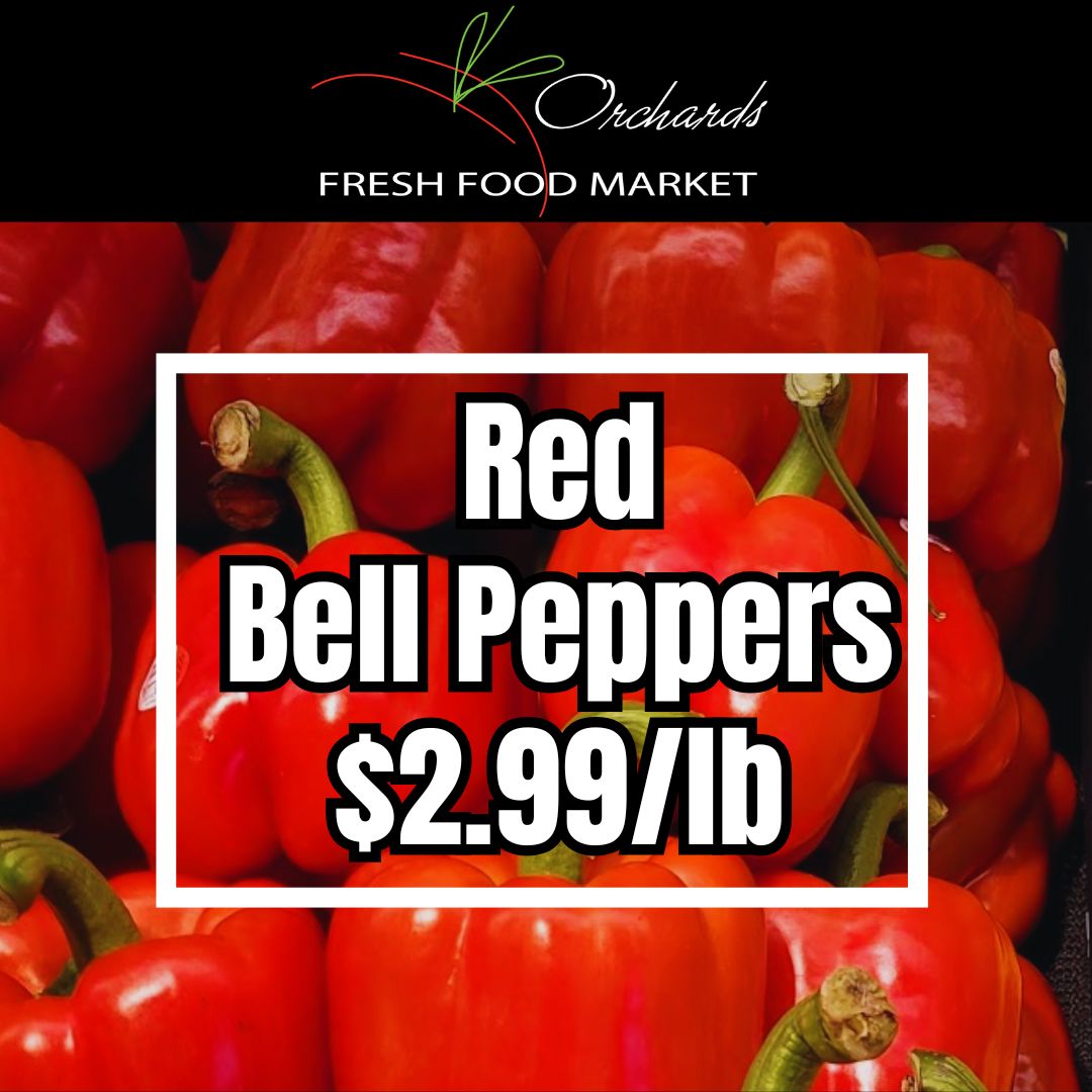 OrchardsFF's tweet photo. Produce Features! Until Monday June 1st,  2026 or While Supplies Last!
Blackberries 2 for $5.00 or $2.50 ea
Raspberries 2 for $5.00 or $2.50 ea
Watermelon Slices $1.50/lb
English Cucumbers 99¢ ea
Red Bell Peppers $2.99/lb
#Produce #onlyatorchards #wherefreshcomesfrom https://t.co/4d89t2bXEr