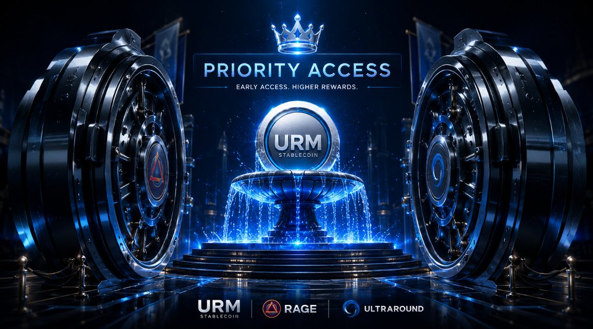 theRageProtocol's tweet photo. Waitlist Announcement
The URM Fountain is getting closer.
To reward early believers, we're rolling out a Priority Access Waitlist for early URM holders.

- Wallets holding URM get priority access to the Fountain + boosted APY incentives
- Priority is based on when you got in and how long you hold
- Eligibility is tracked through manual on-chain snapshots
- As Fountain capacity opens up, spots unlock for the earliest eligible holders first
- Early positioning increases the likelihood of guaranteed access before capacity fills

What this unlocks:

- Immediate buy pressure for URM once the USDC pool goes live
- Early holders get first dibs on higher yield opportunities
- Built-in scarcity through limited Fountain capacity
- Requires no additional smart contract deployment

How to get in:

- Buy URM from the USDC liquidity pool after launch
- Hold URM in your wallet
- Your wallet is automatically queued based on entry timing + holding duration
- Once Fountain capacity opens, eligible wallets receive access in order of priority

This mechanism is designed to bootstrap early ecosystem participation while aligning incentives between long-term holders and protocol growth.

Stay tuned.