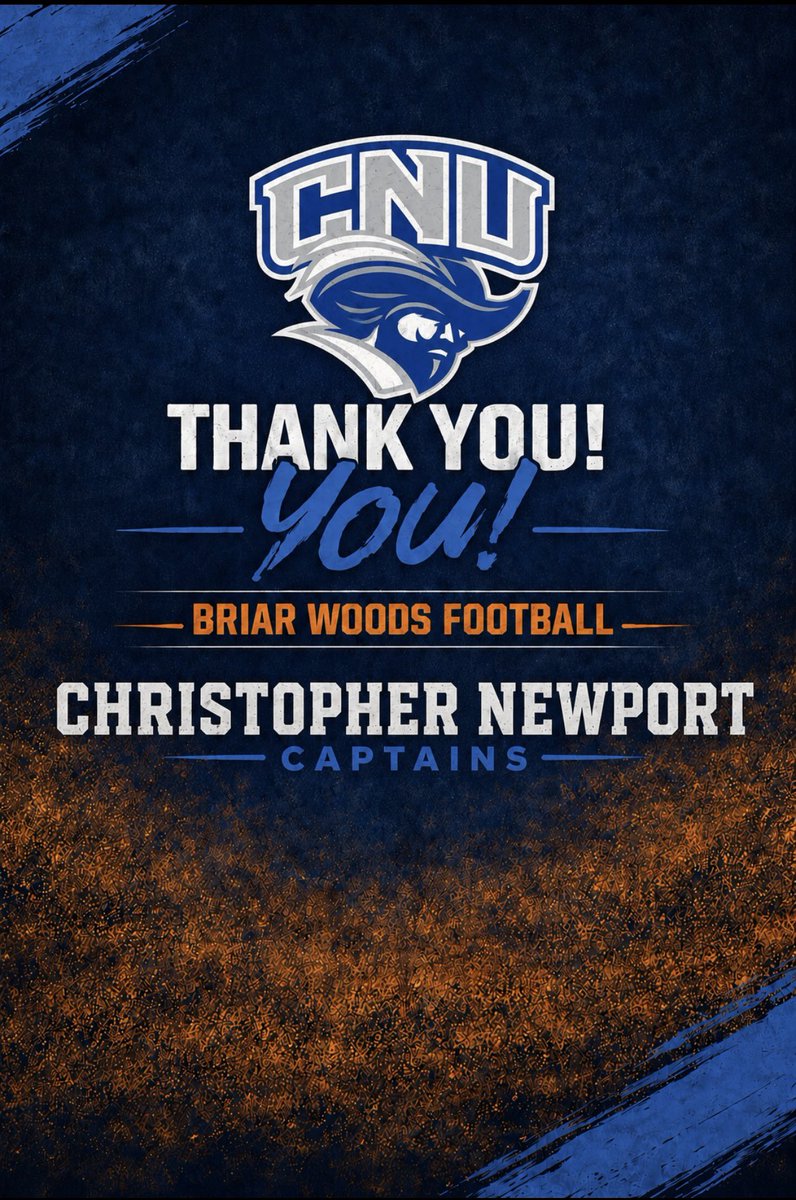 BWHSFootball's tweet photo. Thank you @coachatsmith and @cnu_football for stopping by and checking out our athletes during the contact period! #Relationships #FlyWithUs https://t.co/KTEhhITENv