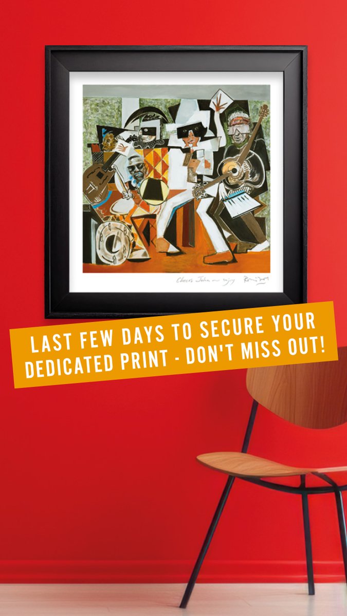 ronniewood's tweet photo. 🖼🎨Last chance to get Ronnie to personalise and dedicate his latest artwork to you!Back In Your Life is a stunning print, limited to just 195, of his Stones collage. Place your order before Ronnie's birthday, this Monday, 1st June to get Ronnie himself to personalise the print for you:
https://t.co/sVy1uQ7hjW