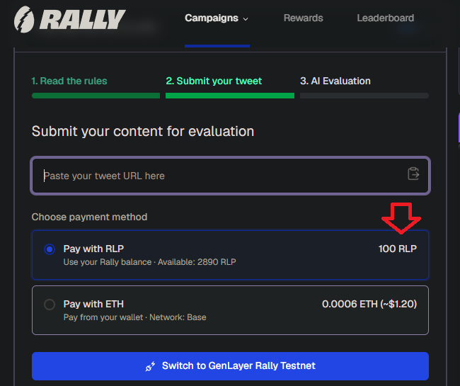 suisumarai's tweet photo. This feels like Rally removing the toll booth from a road you already built.

I have sat with a finished post open, wallet short, and just closed everything.

A few cents short on ETH. All that work going nowhere.

That does not happen anymore.

@RallyOnChain just made it possible to pay gas fees with Rally Points (RLPs) instead of ETH. No topping up your wallet. No switching between tokens. Just the points you already earned.

You run the campaign, earn the RLPs, and those same points now cover your gas on the next submission. One system. No detours.

Most projects ship features that look good in an announcement. Rally removed something that was quietly blocking creators who showed up.

That is not just a quality of life update. That is a team that listened to the people getting stuck, not the people shipping decks.

Gas is handled. What campaign are you submitting first?