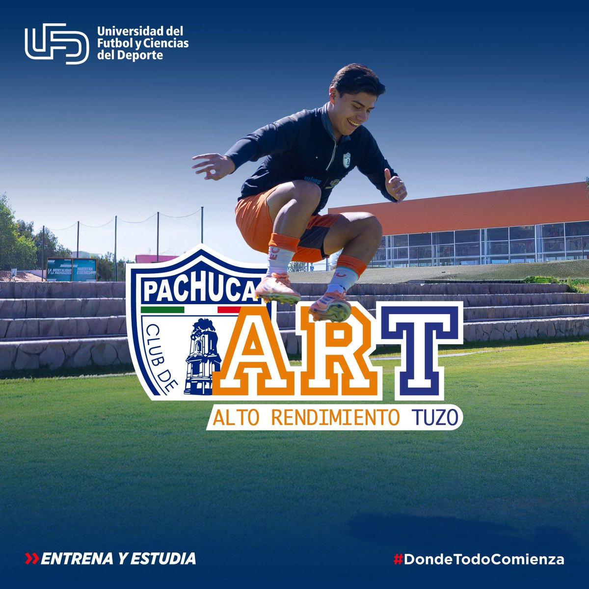 unifutbol's tweet photo. Nuestro modelo ART (Alto Rendimiento Tuzo) está diseñado para que desarrolles tu máximo potencial en la cancha y en las aulas. 🏃♂️⚽
🌐Conoce más: https://t.co/TIIyrcWJUl
#OrgulloUFD #DondeTodoComienza #ART https://t.co/pBmXy0Ung6