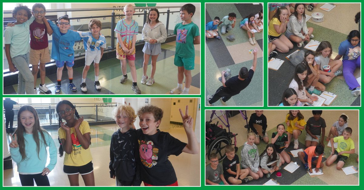 SouthFayetteSD's tweet photo. Today wrapped up the STEAM egg drops for third grade with 18 groups from Kavinsky, Greer, and Brosk. Overall, seven eggs survived the fall, and all of the teams said they learned a lot and had fun. In fact, they were practically egg-static!
#SFLionPride #sfislions https://t.co/bRUOkdcZCY