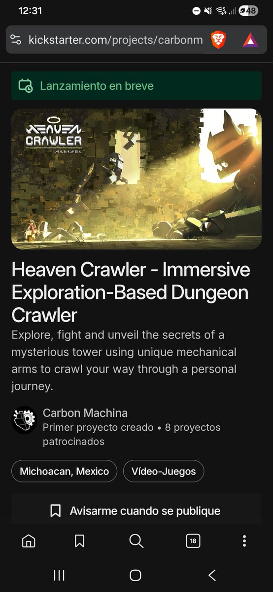 BerlicOriginal's tweet photo. Un antiguo profesor mío de otra Universidad (anduve en otra antes de cambiarme a la actual) saco el kickstarter de un juego que lleva desarrollando hace mucho, espero que lo puedan ir a apoyar y compartir
https://t.co/cKDMliD4NN https://t.co/YGnnEpGIT2