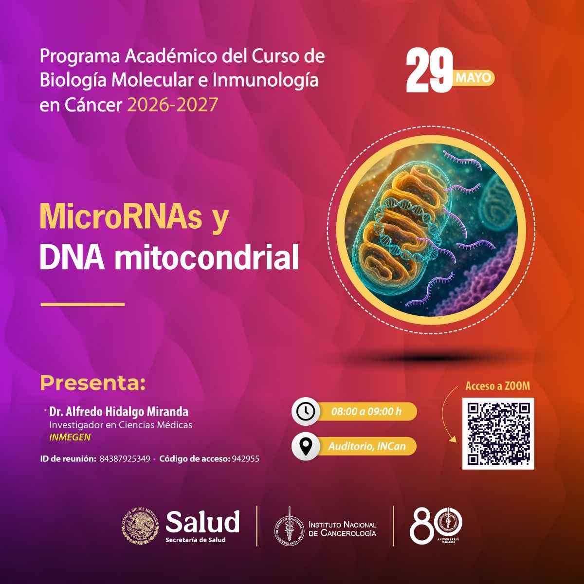 ogarrieta's tweet photo. Curso de biología molecular , instituto nacional de cancerología https://t.co/TaD0ruHiKg