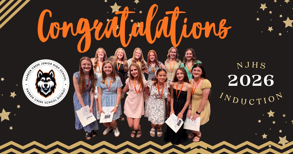 HCJuniorHigh's tweet photo. Congrats to Harbor Creek JH’s 2026 NJHS inductees!! #IMPACT360 @HCSDHuskies @NatHonorSociety https://t.co/ni0UzlilD6