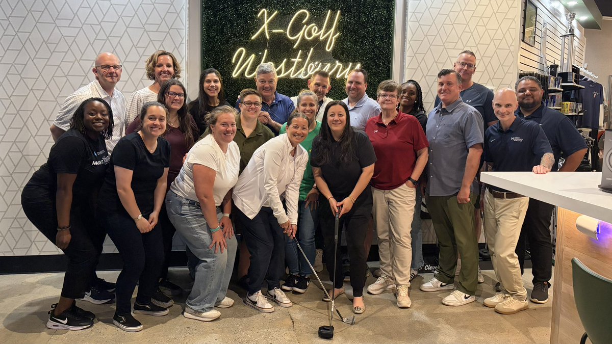 ECCSports's tweet photo. The ECC held its two-day, end-of-year meeting this week, hosted by Molloy. 

The ECC staff &amp; school ADs, SWAs, &amp; admins enjoyed X-Golf last night, where retiring Mercy AD Matt KilCullen, Jr. was celebrated. 

Roberts Wesleyan was honored with the 2025-26 ECC Commissioner’s Cup. https://t.co/HUHnV8kMc7