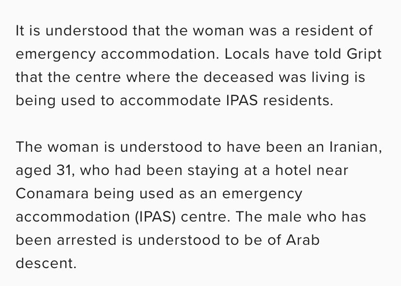 JCrowleyNP's tweet photo. Another incident which perfectly explains why communities are well within their rights to not want IPAS centres anywhere near them. https://t.co/WtME8inQ7l