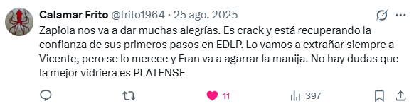 frito1964's tweet photo. @ale_fabbri Hace rato que vengo diciendo que Franco es distinto. Me alegro mucho por él porque siempre demostró cariño por Platense. VAMOS CALAMARES !!!!! https://t.co/GKbi9kIjy1