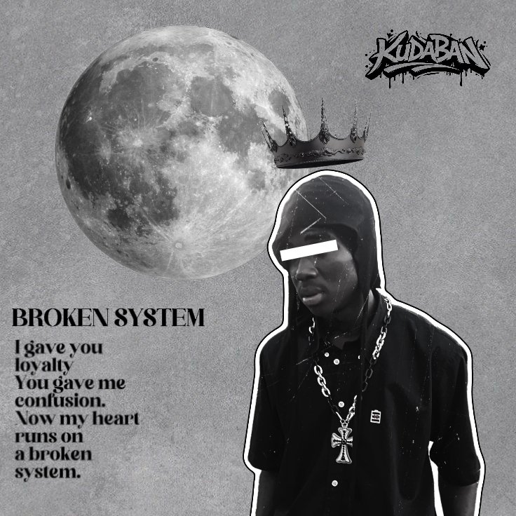 _Kudaban's tweet photo. Some systems were built to break people.

So I turned my pain into sound.

🖤 BROKEN SYSTEM
Out tonight.

Pre-save:
https://t.co/pRwie8RqhW

#BrokenSystem #Kudaban #KudxxBrothers #DarkAesthetic #NewMusic https://t.co/v4mnvjOTre