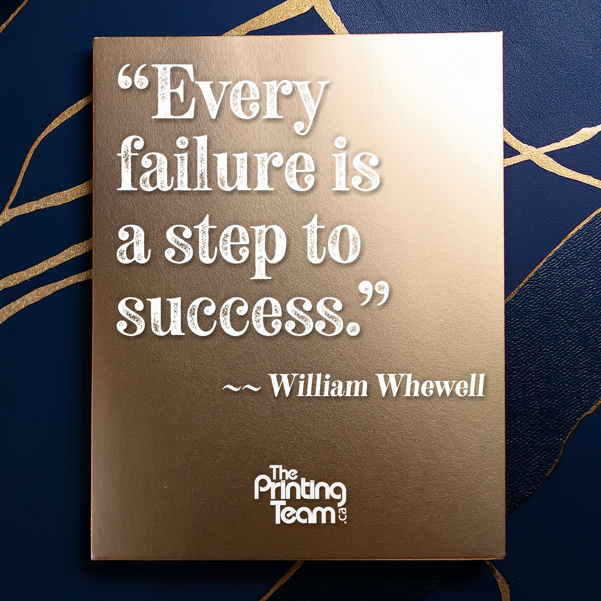 PrintingTeamCA's tweet photo. Mistakes aren't milestones of defeat—they're the data points that refine business growth. For 35 years, we’ve used every challenge to sharpen our craft. Fail forward. #BusinessMotivation #ThePrintingTeam #SMBGrowth #Entrepreneurship #ResilienceInBusiness https://t.co/m5eWFBqW6O