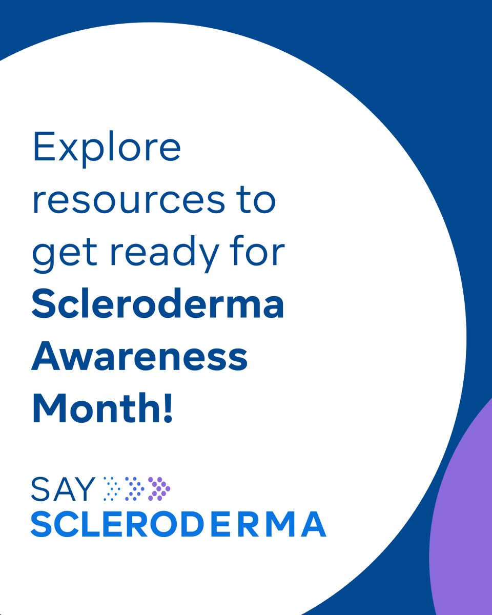 srfcure's tweet photo. It’s almost Scleroderma Awareness Month–swipe through to see how you can get involved and #SayScleroderma! ➡️

Discover Scleroderma Awareness Month resources: https://t.co/J4nabIcqkw https://t.co/RiZqhP2Qq2