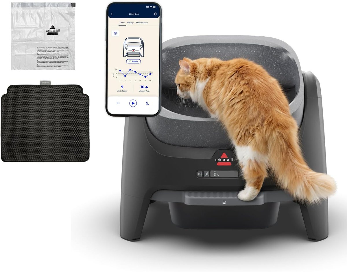 ad BISSELL CleanWell Automated Cat Litter Box with OdorVault Technology is  $50 OFF right now on Amazon https://t.co/GxjS4hb2ik #BISSELL  #BISSELLPartner @BISSELLclean