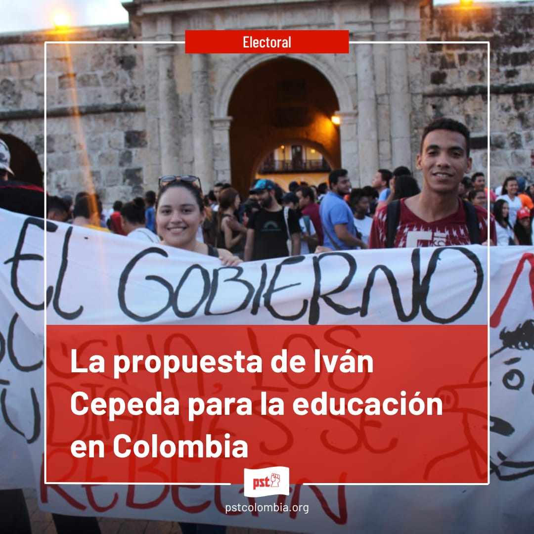 PstColombia's tweet photo. #Elecciones 🗳️
La propuesta de Iván Cepeda para la educación en Colombia

Lea acá 👉🏽https://t.co/pLh8bsQRdP https://t.co/dBYDFeQ4bF