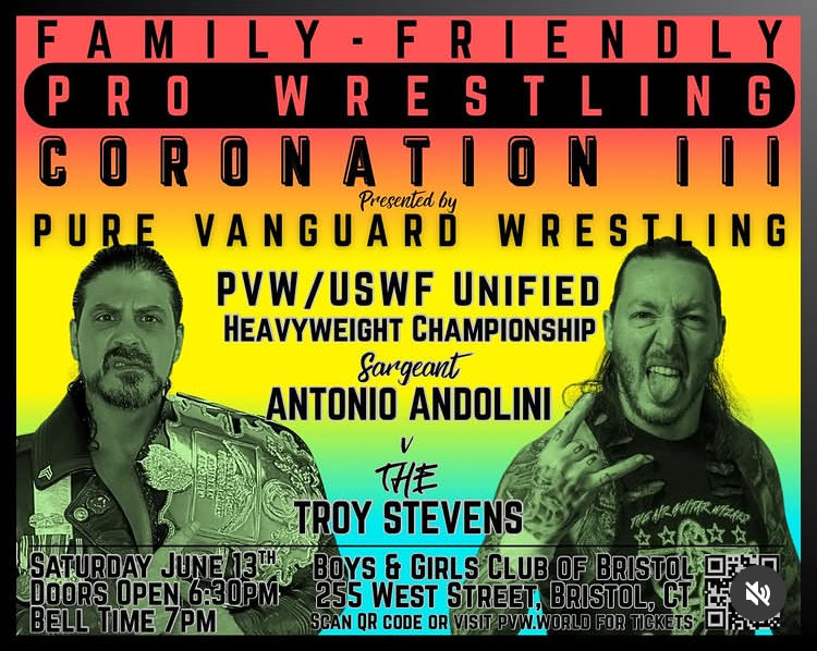 w_maxey's tweet photo. These guys are going to bring it…first title defense for @andoliniarmy vs @TheTroyStevens on June 13 in Bristol, CT. https://t.co/1fH3QREbSQ