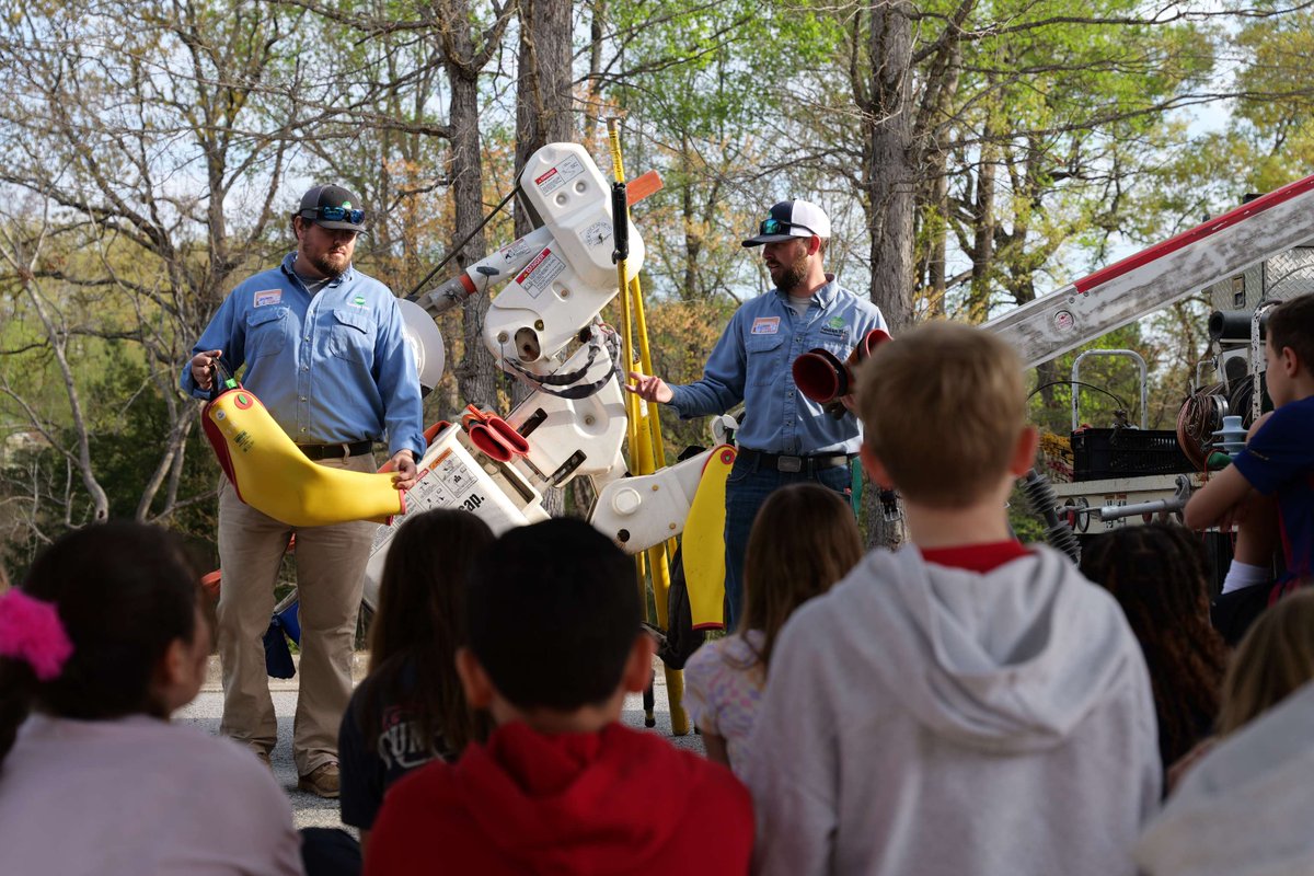 RandolphEMC's tweet photo. Back in April, REMC enjoyed visiting Grays Chapel Elementary and Teachey Elementary for their Career Fairs!

Students had the opportunity to learn more about the electric cooperative industry, the many career paths available at REMC, and the important role electric cooperatives play in serving our communities. 

We always appreciate the opportunity to connect with students and encourage the next generation to explore future career opportunities.

Thank you to both schools for having us! ⚡💙