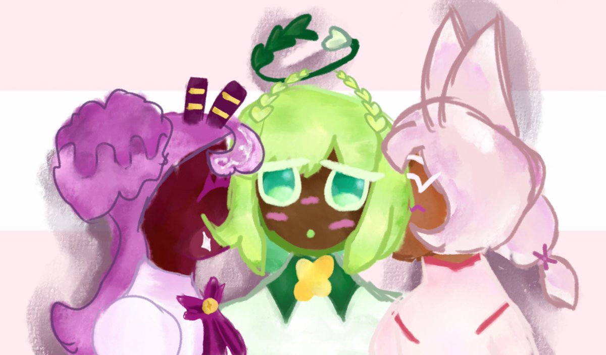 DeathsTemptaton's tweet photo. I am feeding the 2 sweetbell fans with this 🙏
[#cookieruntowerofadventures #greenbellcookie #strawberrymochicookie #sundaecookie #greenmochi #subdaebell #greensundae #sundaemochi #sundaemochibell #sweetbell] https://t.co/Gm9mWqe8YW