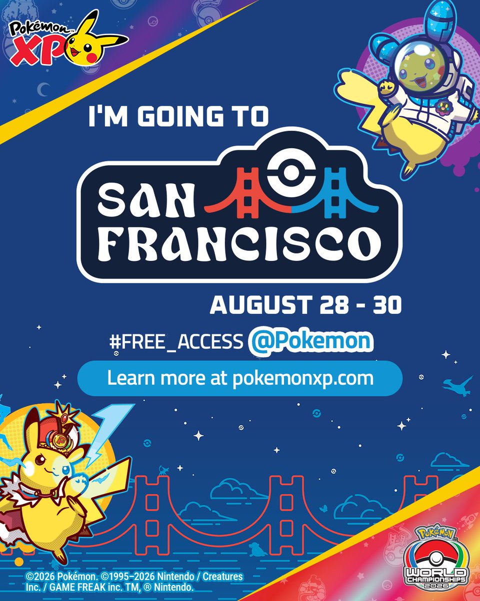Knimbleyx's tweet photo. Your High Femme Comforting Friend is an official creator for PokémonXP 2026! 🥹🩵

Thank you @pokemon for the incredible opportunity to celebrate in my hometown. #PokemonWorlds https://t.co/JtTOPxILxG