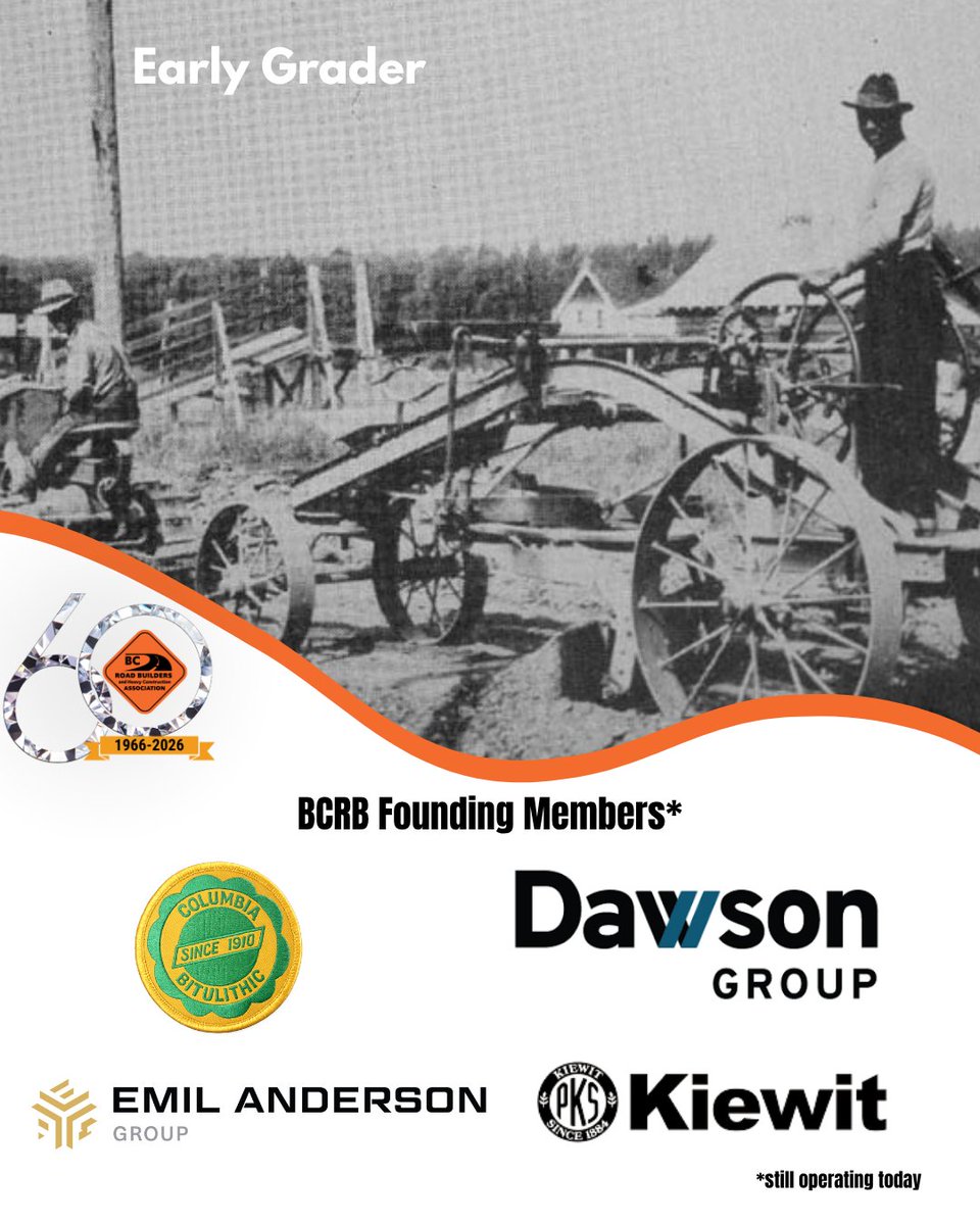 BCRoadBuilders's tweet photo. Our 60th anniversary is May 30th!

For six decades, we have worked alongside our members to advocate for British Columbia’s road building and heavy construction industry.  

Thank you for being part of the past 60 years. We look forward to what’s ahead. https://t.co/rxxST0e0pc