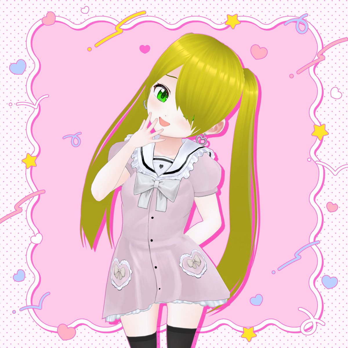 uniuni3_dayo's tweet photo. 今回の配信のお衣装はこちら、小悪魔な可愛らしさで魅了する地雷系セーラー♪

#Regirl
#VRoidファッション https://t.co/0pthqRFsSx