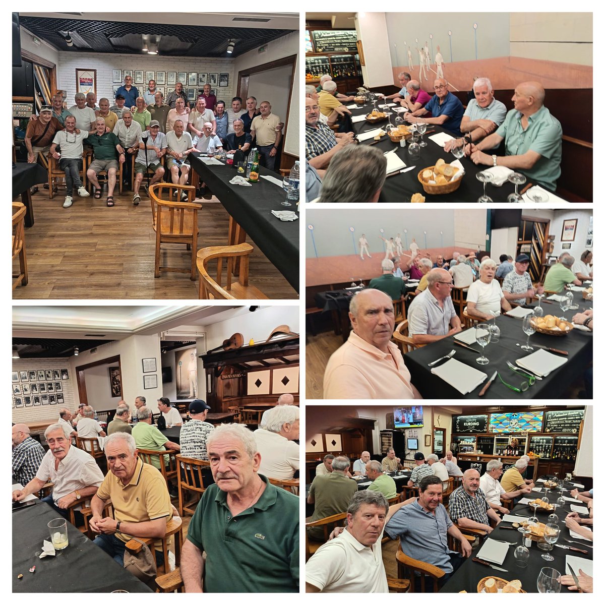 MikelPorto's tweet photo. Un nuevo encuentro gastronómico de exarmeros en la Sociedad KERIZPE de Eibar, que ya se ha convertido en un "clásico" cada dos meses +-
Y que no se pierda la costumbre! https://t.co/z7ujI2ERbY