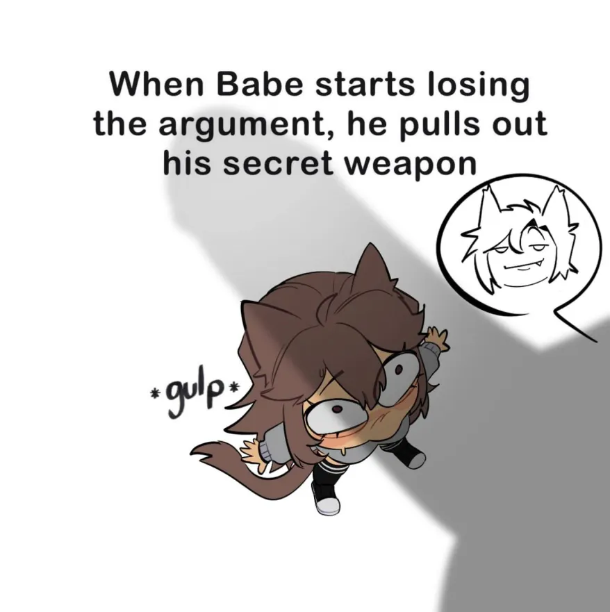 Demonpup787's tweet photo. how besties argue or something
catgirl belongs to @VoidHander 
Art by theflex2307 on discord!! https://t.co/Ubu4d6Z8gu