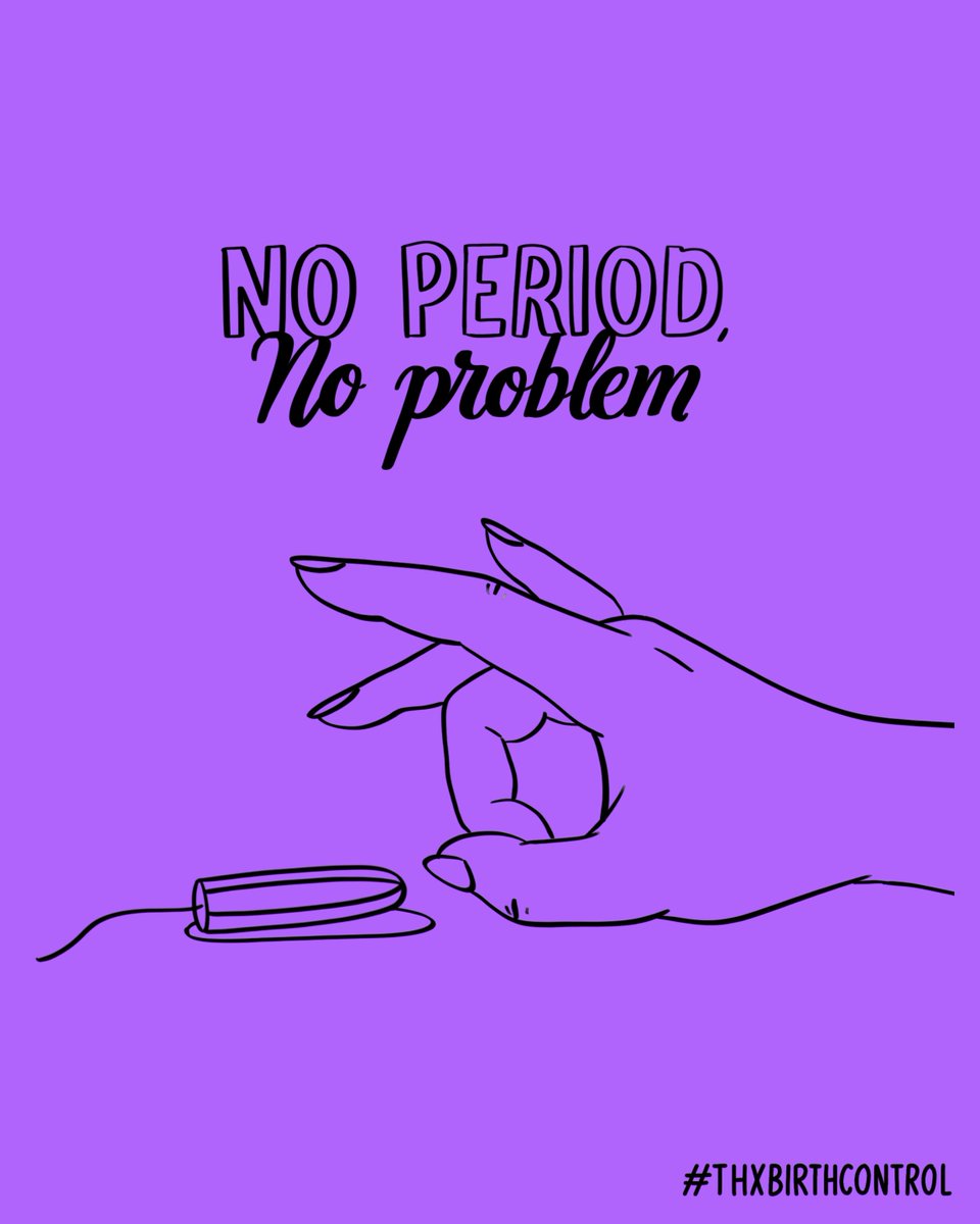 Bedsider's tweet photo. Choosing to skip your period with birth control is 100% safe and 100% your choice: https://t.co/elhB6HzTDX #ThxBirthControl https://t.co/jTBXTl5w7v