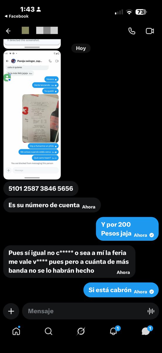 GdlCorneador's tweet photo. No sean así raza, acaban de estafar a un single que cayó en lo depositar para ver la pareja y que me lo bloquean justo cuando cae el depósito. Y por $200 pesos. 
Bueno, pongo para que no caigan más 🤓 
Es esta pareja 
@brkk08dxh https://t.co/C6WGv6It5L
