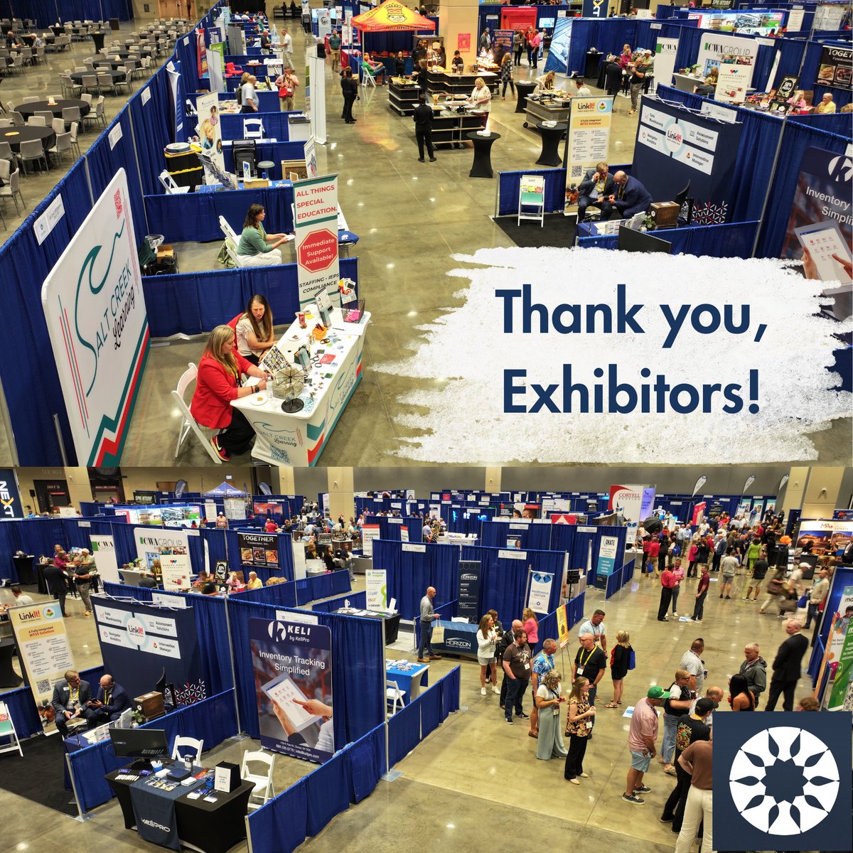 CCOSA's tweet photo. THANK YOU to our exhibitors for being part of the CCOSA Summer Leadership Conference! Your partnership, support, &amp; engagement help make our conference a valuable experience for school leaders across OK. We appreciate the important role you play in serving OK schools and students. https://t.co/HJyTwVlhpv