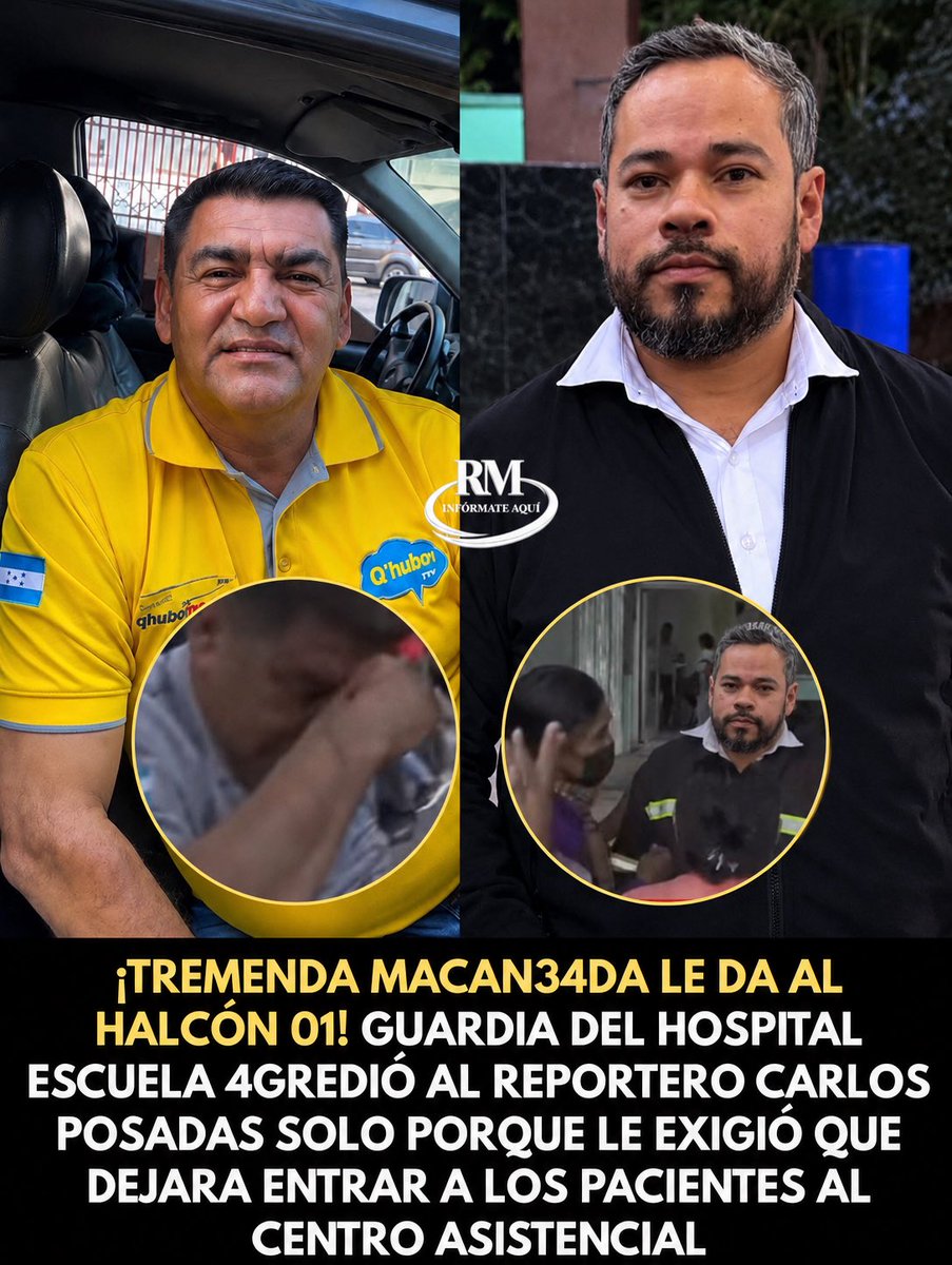 Alejandro_Izc's tweet photo. Condenamos la agresión del guardia de seguridad @Mariodiaz03 contra nuestro compañero Carlos posadas “halcon01” quien insultó y denigró primero, la racha está activa @HCHTelevDigital https://t.co/yHCd8qqhKD