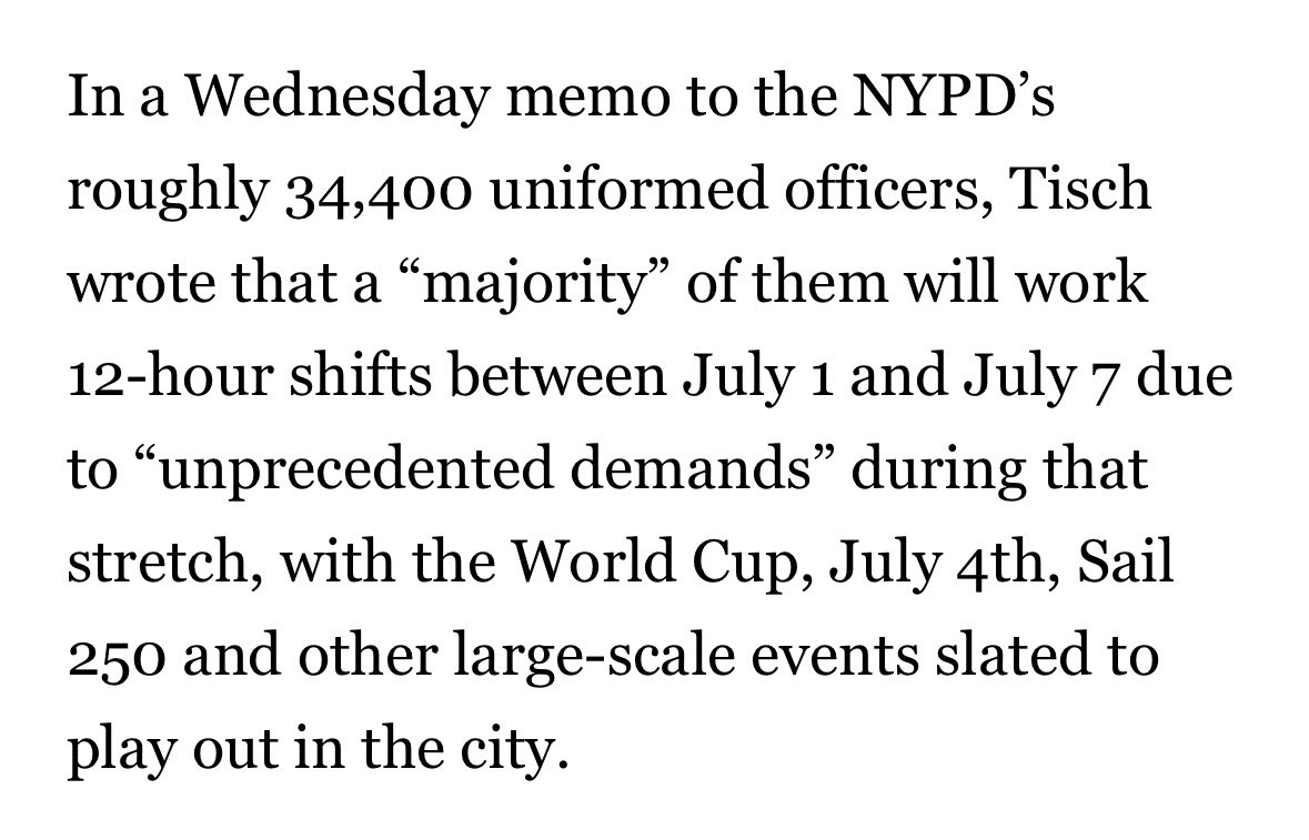 jay_james64's tweet photo. @DanielG67128715 @GoodVibePolitik @Spritelass67 Some might disagree, considering all of the events going on. More people and activities typically require more policing. That said, it seems like he framed it as concern about “directly lining their pockets” as opposed to being an issue of over policing https://t.co/qXIF5AkoK7