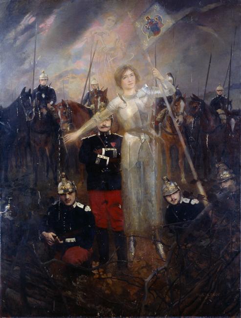 l10475_louis's tweet photo. La Sainte de la frontière, Paul Leroy, 1914 https://t.co/ZUyIBULvSB