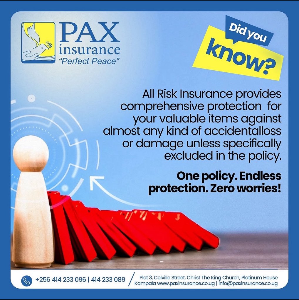 InsurancePax's tweet photo. Did you know, that one policy can give you a bit of endless protection? 

#Insurance #RiskManagement #AllRiskInsurance https://t.co/wUtWlB7KBP