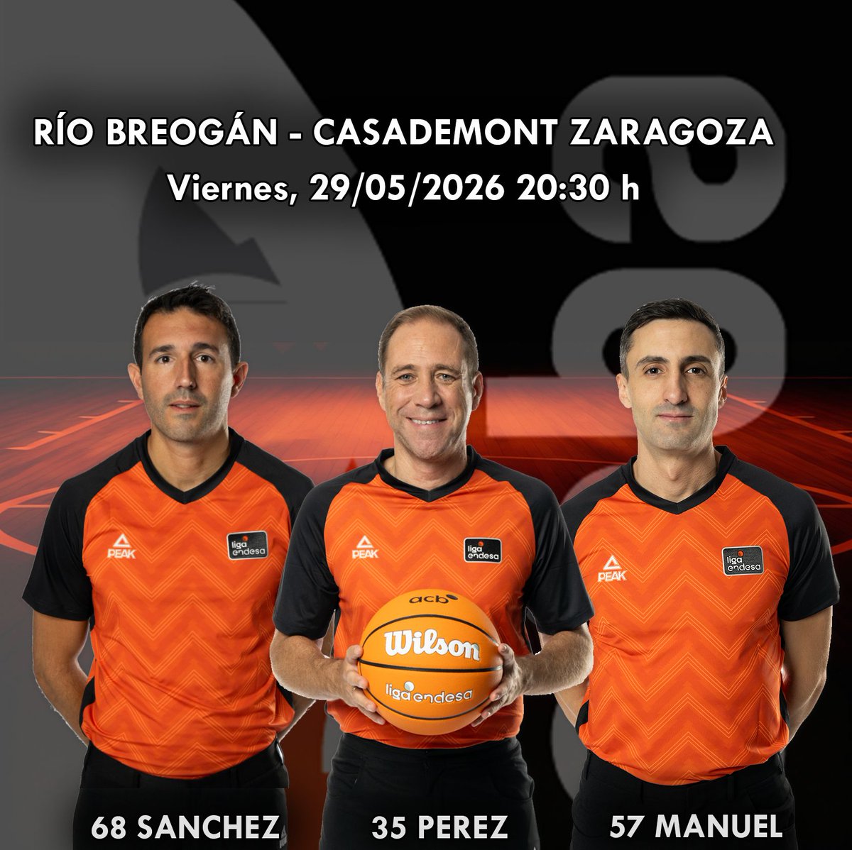 ArbitrosAEBA's tweet photo. @ACBCOM LIGA ENDESA – Jornada 34
#ArbitrosAEBA #refereelife @ACBCOM https://t.co/KNniUTlzoY