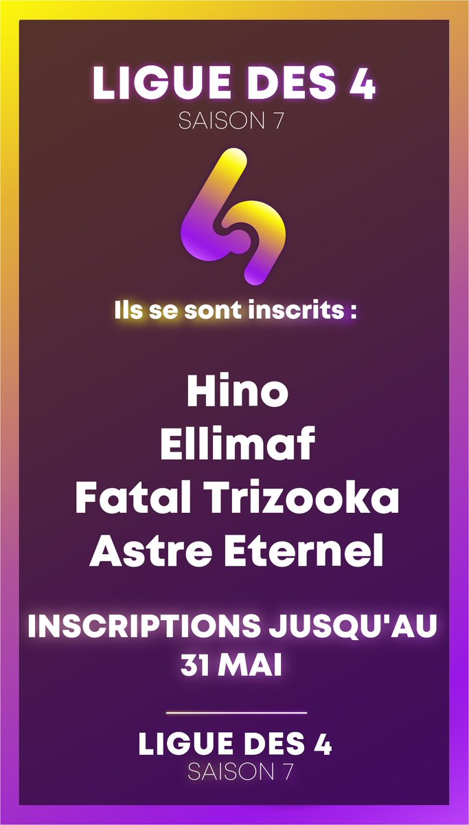 Ligue Des 4 tweet media