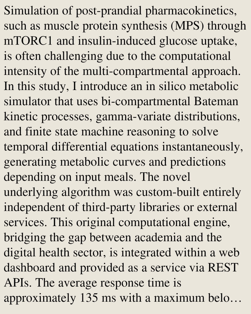 WCBO's tweet photo. Real-Time In Silico Modeling of Postprandial Macronutrient Kinetics: A Validated Computational Engine for Nutrition Research and Digital Health

Alberto Calderone
https://t.co/mqYvOubC3q [𝚚-𝚋𝚒𝚘.𝙾𝚃 𝚌𝚜.𝙲𝙴] https://t.co/M2OGM97gGw