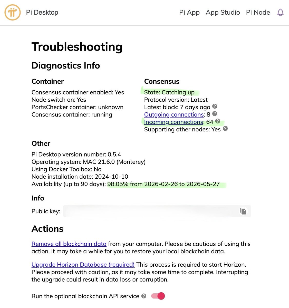 melganaban's tweet photo. My Pi node system has successfully
upgraded to p23💪💫
Now, it’s updating to p24.1 for Internal data migrations✨🎊
Keep trusting! 💕
Keep believing! 🌸
Keep mining! 📈📊
Pi coin is our future money💰💵✨😎

Likewise, farming Grass network💪
👉join me 
https://t.co/llLxkANd6m https://t.co/6o0M3vL7s0