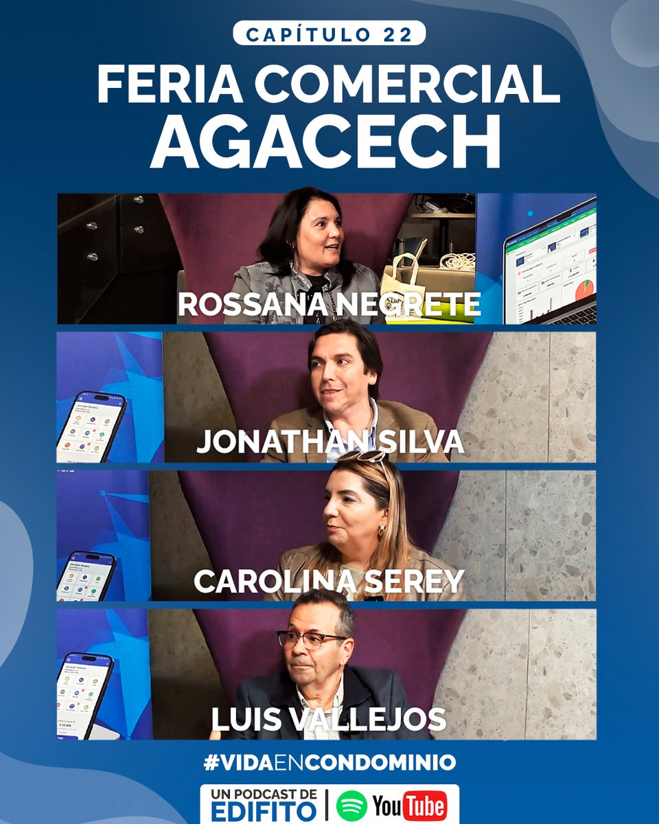 EdifitoChile's tweet photo. 🎙️ Nuevo episodio del podcast de EDIFITO

Conversamos sobre la Feria Comercial AGACECH 2026, uno de los encuentros más importantes para administradores, comités y proveedores del rubro inmobiliario en Chile.

👥 Invitados:
Jonathan Silva
Carolina Serey
Luis Vallejos https://t.co/4lL6FDoJAu
