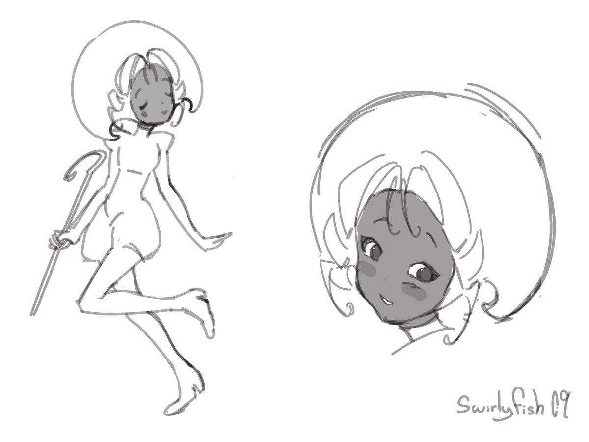 Swirlyfish09's tweet photo. Lace and hornet
#lace #hornet #silksong #gijinka #fanart https://t.co/JN9fdwG9rQ