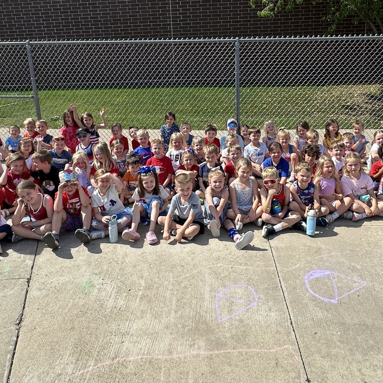 SolonCSD's tweet photo. USA day and Preschool Olympics! Summer is around the corner but we're still having fun at school for a couple more days! 🇺🇸❤️🤍💙 https://t.co/1tfNpbEIHr
