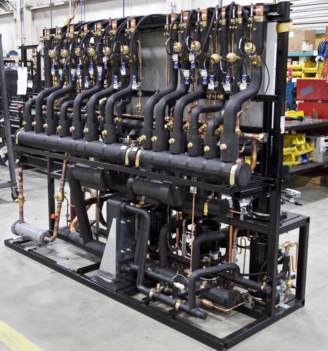 KeepriteRefrig's tweet photo. Supermarket ready! KeepRite Refrigeration delivered a fully customized refrigeration solution to meet energy and performance goals of 53 HP with 8 scroll compressors servicing 12 systems!

Now that's what we call a custom solution.
https://t.co/nHJhxL2cP6 https://t.co/P6u1V7II3K