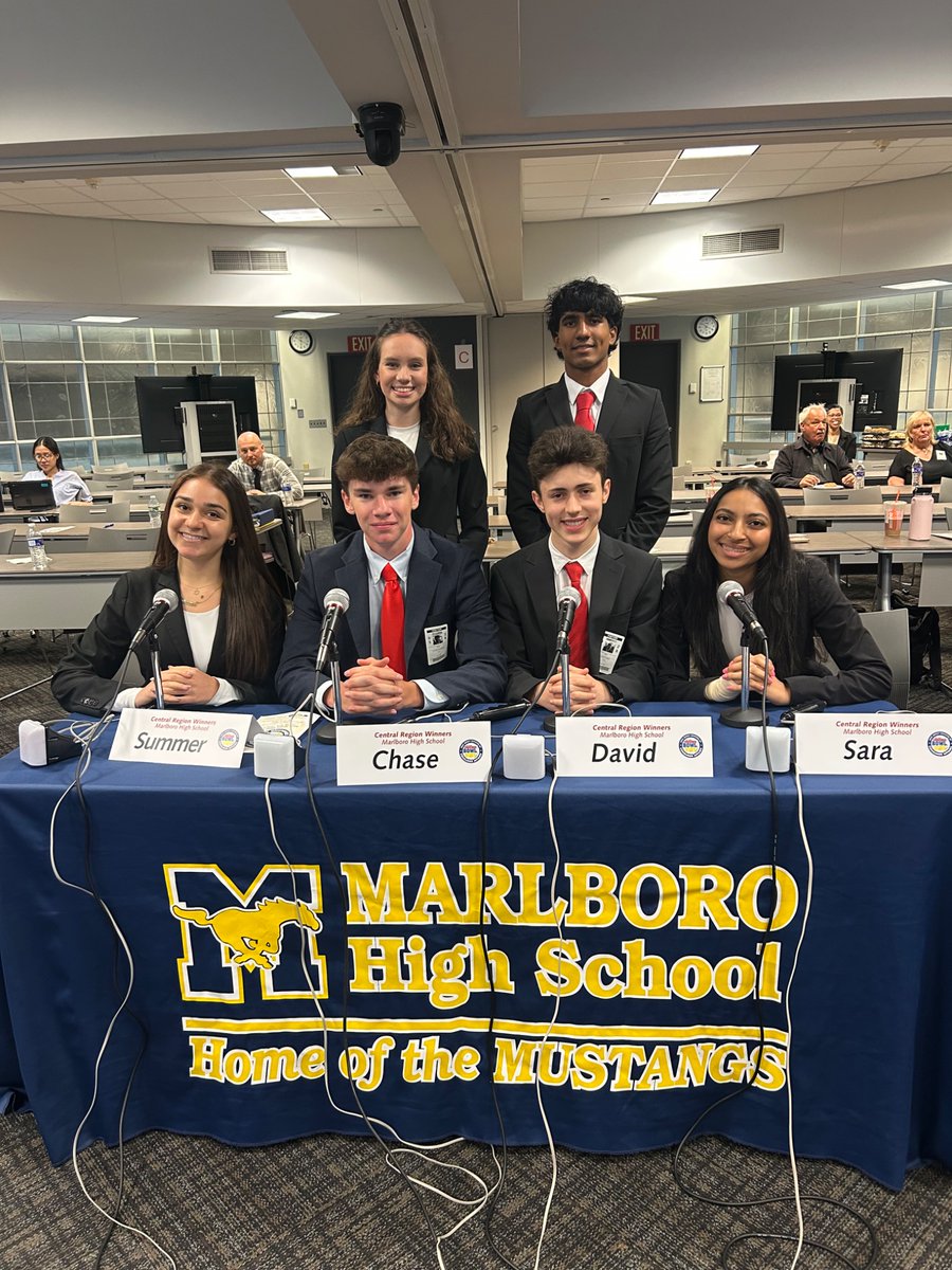 blcmrsbendik's tweet photo. Final competition this year and for my incredible seniors! I will miss these students! They are going to change the world!  Ranked #2 in NJ #1 @Marlboro #proudteacher
@eandreacci @FRHSDCAO @NicoleHazelSup @MarlboroHSinNJ  @ConsumerNJ https://t.co/mCutO1DfcT