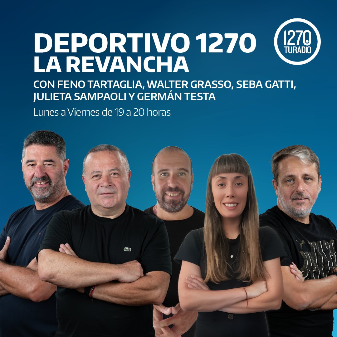 provincia1270's tweet photo. Vuelve la pelota a la cancha con El Deportivo, la Revancha⚽
🎧19 a 20hs.
🎙️@fenotartaglia @GerTestaCalaf @GrassoWalter @sebastiangatti @julisampaoli @deportivo1270.
💻https://t.co/jKejIHcpvt
📲App 👉https://t.co/wtYVugXhnX
#UnMontóndeRadio #TuRadio #AM1270 #RadioProvincia https://t.co/Jw07ZOwx6g