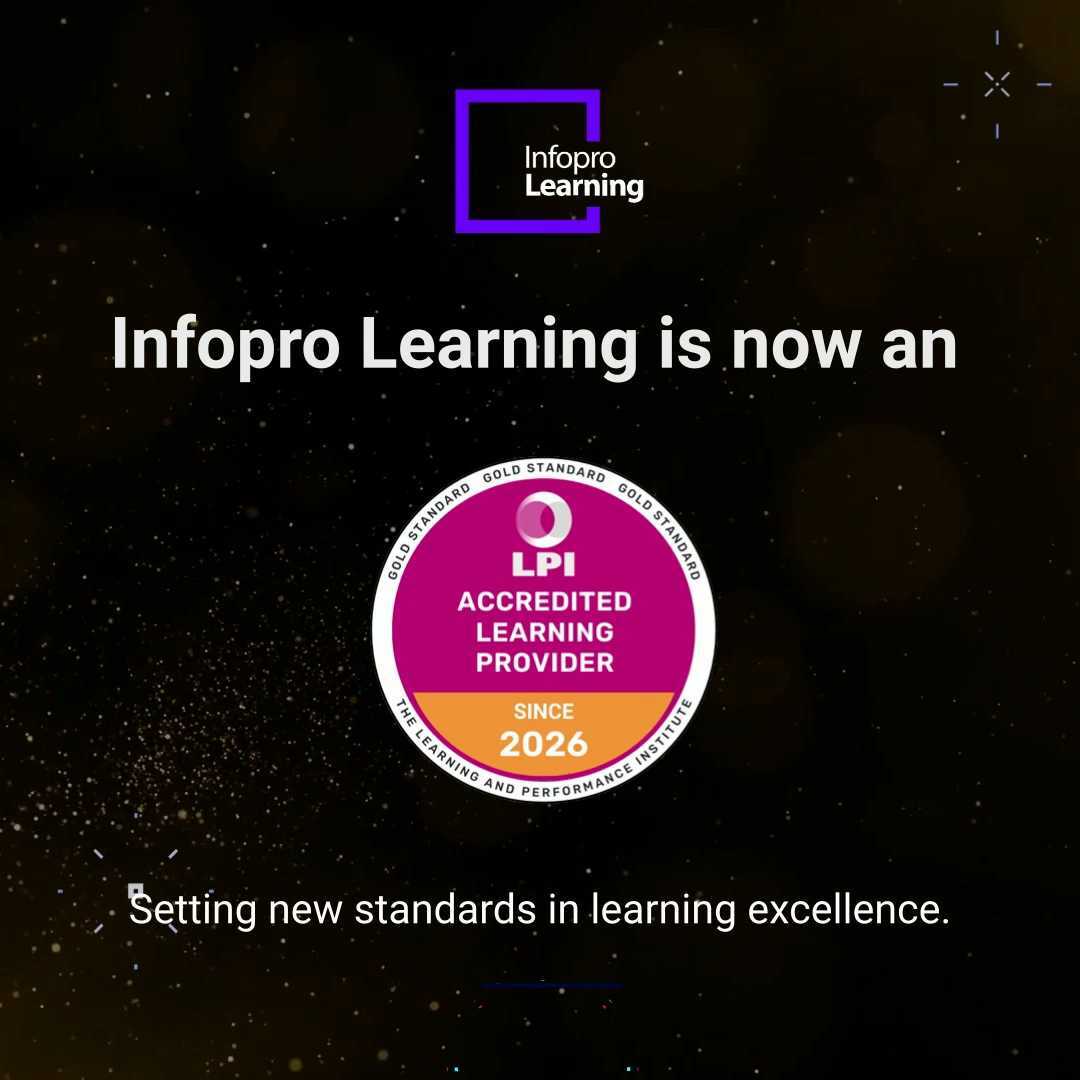 InfoproLearning's tweet photo. @InfoproLearning has earned The LPI (Learning and Performance Institute) Gold Accreditation. Recognition that reflects what our teams build every day — rigorous practice, measurable outcomes, and learning that moves organizations forward. Setting new standards in learning excellence. 

#learningexcellence #lpi #learningperformanceinstitute #recoginition